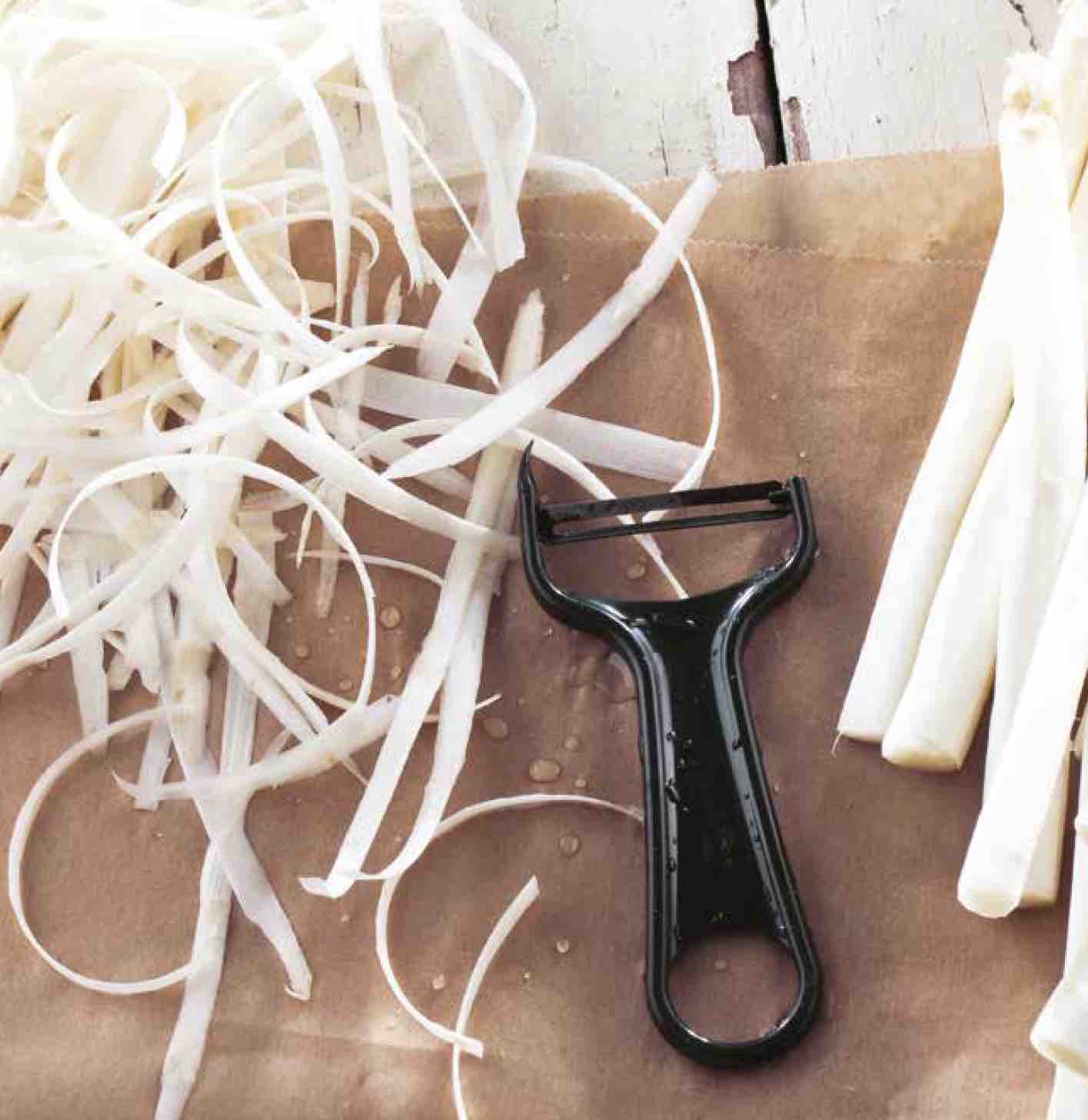 Aspergesoep van de schillen